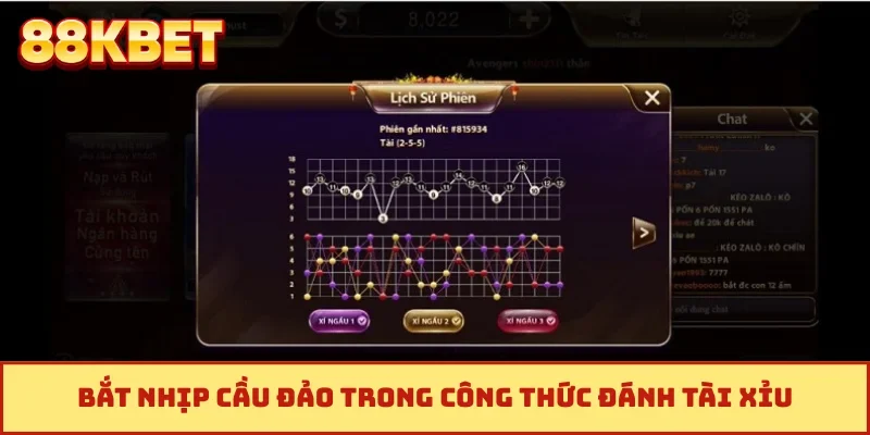 Bắt nhịp cầu đảo trong công thức đánh tài xỉu