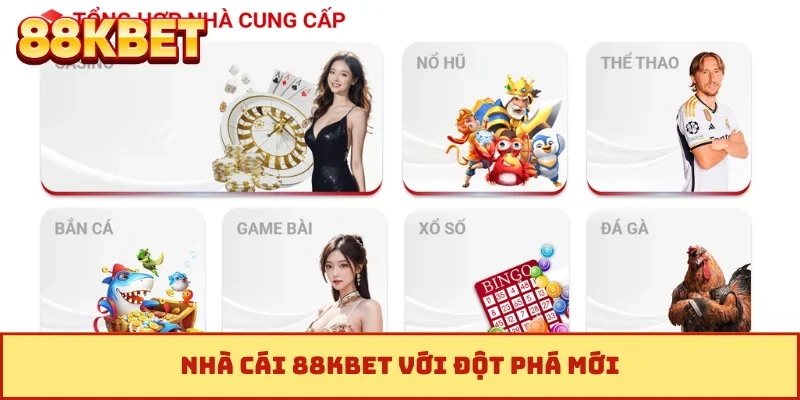 Nhà cái 88KBET với đột phá mới