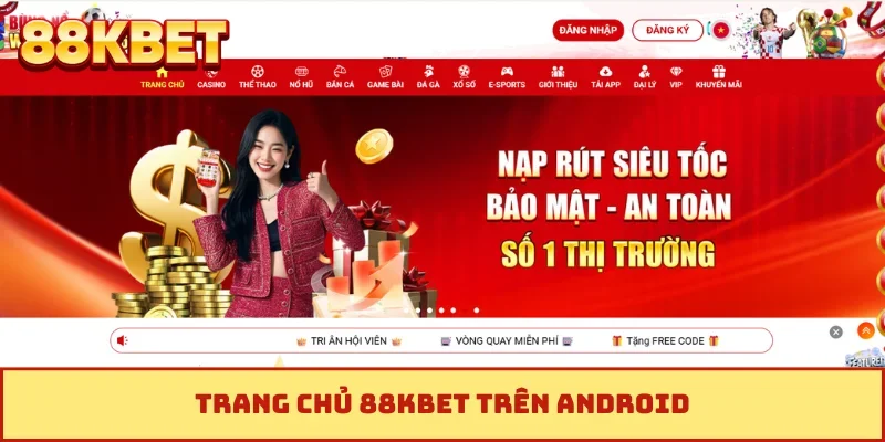Trang chủ 88KBET trên Android