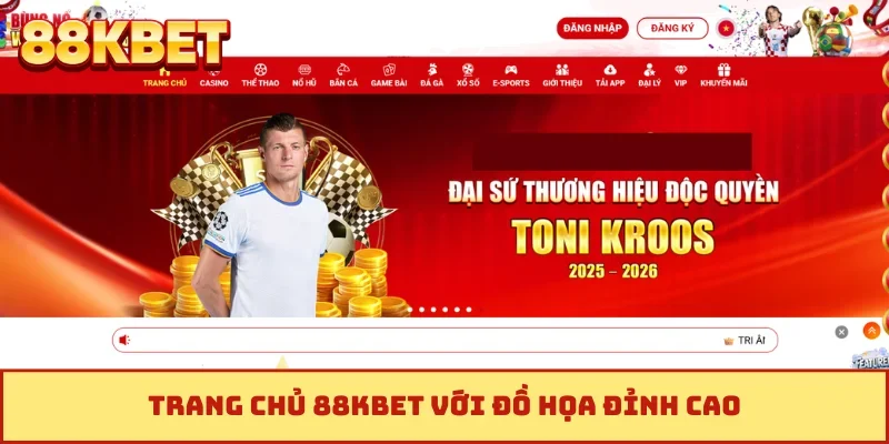 Trang chủ 88KBET với đồ hoạ đỉnh cao